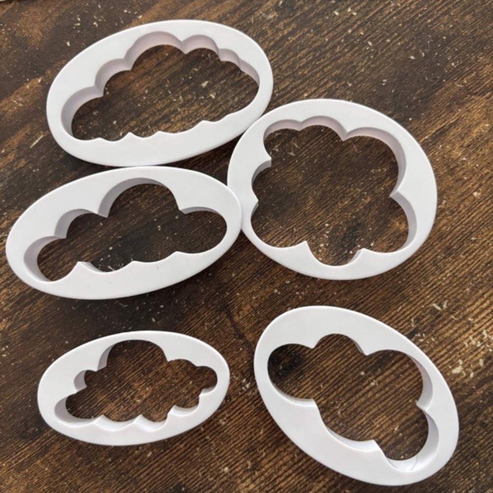 White Cloud Shaped Cutters